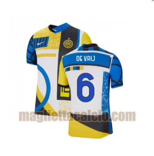 maglia de vrij 6 inter milan uomo 4th 2021-2022