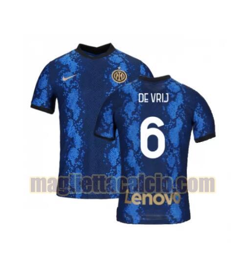 maglia de vrij 6 inter milan uomo prima 2021-2022