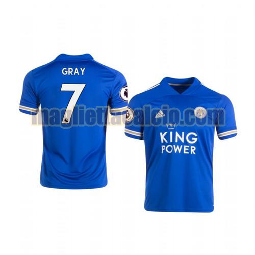 maglia demarai gray 7 leicester city uomo prima 2020-2021