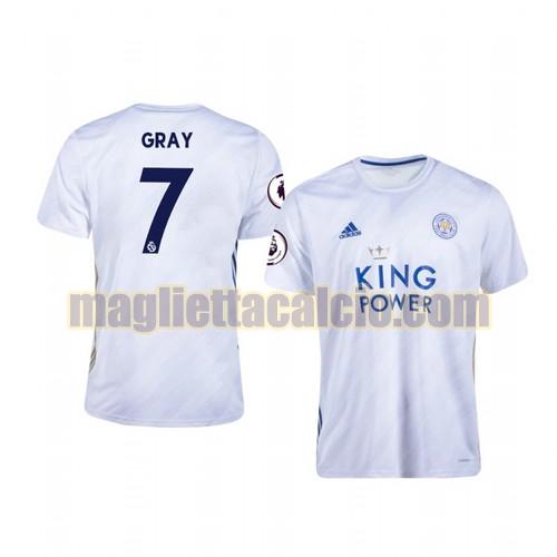 maglia demarai gray 7 leicester city uomo seconda 2020-2021