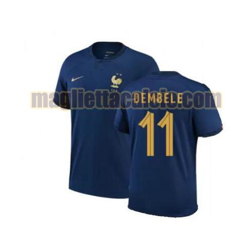 maglia dembele 11 francia uomo prima 2022