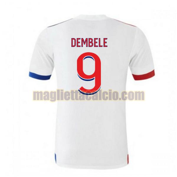 maglia dembele 9 olympique lyon uomo prima 2020-2021