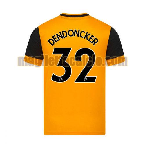 maglia dendoncker 32 wolverhampton uomo prima 2020-2021