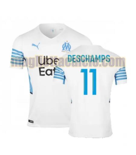 maglia deschamps 11 olympique marsiglia uomo prima 2021-2022