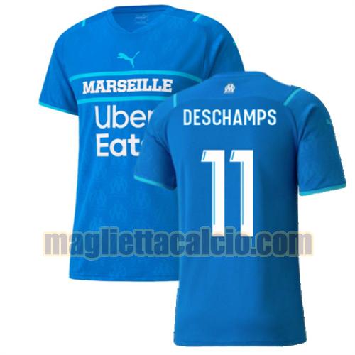 maglia deschamps 11 olympique marsiglia uomo terza 2021-2022