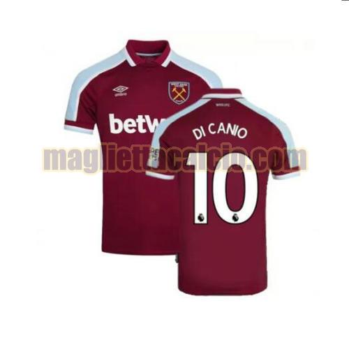 maglia di canio 10 west ham united uomo prima 2021-2022