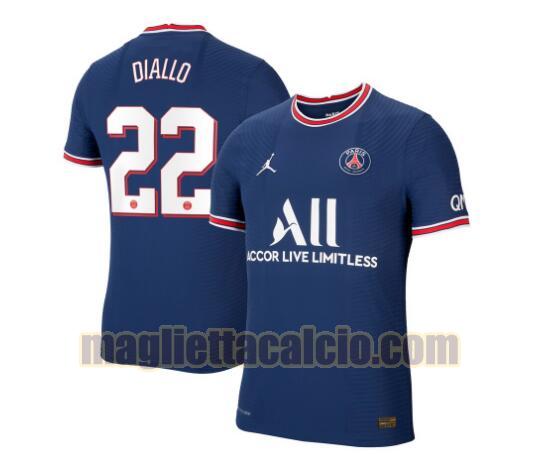 maglia diallo 22 paris saint germain uomo prima 2021-2022