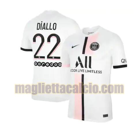 maglia diallo 22 paris saint germain uomo seconda 2021-2022