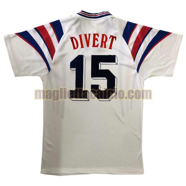 maglia divert 15 francia uomo bianca seconda divisa 1996