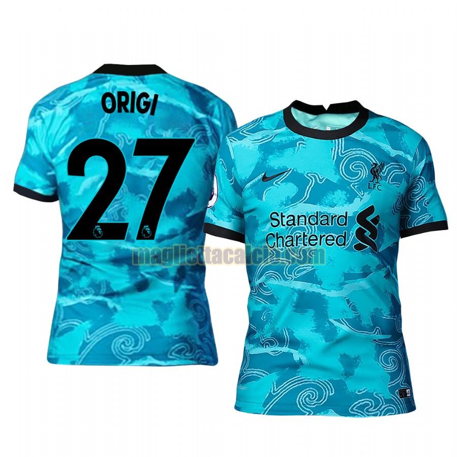 maglia divock origi 27 liverpool uomo seconda 2020-2021
