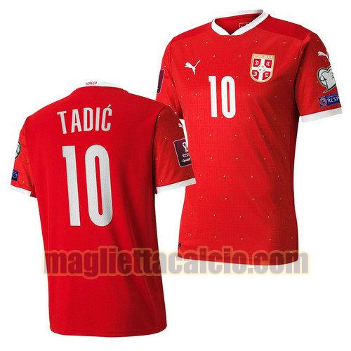 maglia dusan tadic 10 serbia uomo prima 2022