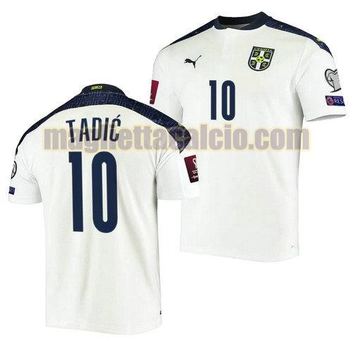 maglia dusan tadic 10 serbia uomo seconda 2022