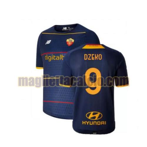 maglia dzeko 9 as roma uomo 4th 2021-2022