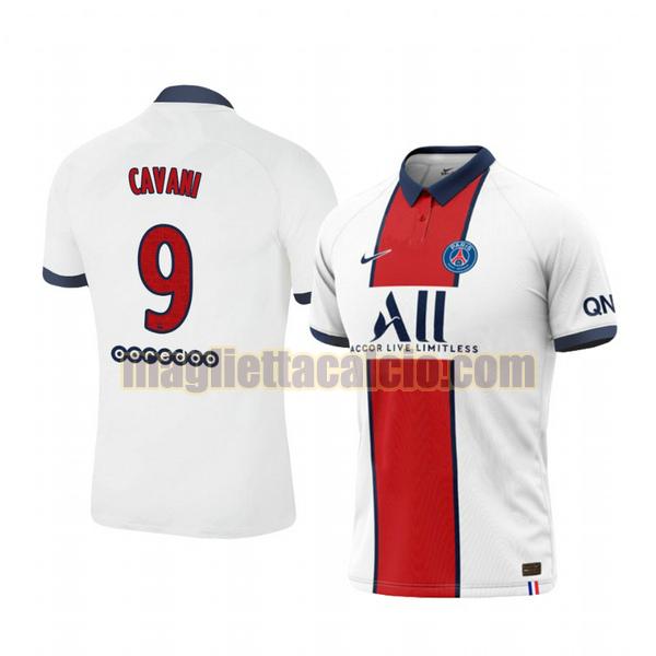 maglia edinson cavani 9 paris saint germain uomo seconda 2020-2021