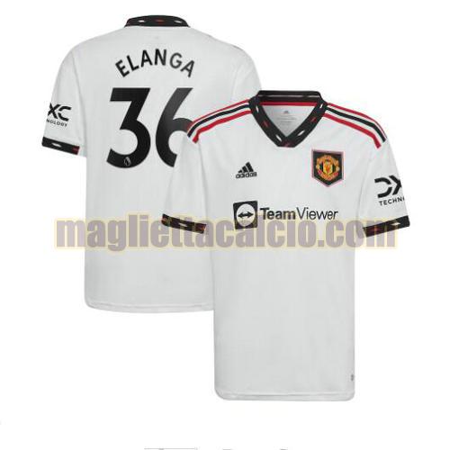 maglia elanga 36 manchester united uomo seconda 2022-2023