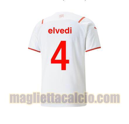 maglia elvedi 4 svizzera uomo seconda 2021-2022