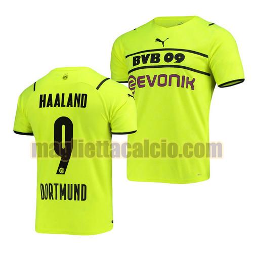 maglia erling haaland 9 borussia dortmund uomo terza 2021-2022