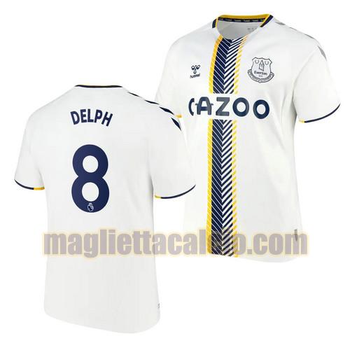 maglia fabian delph 8 everton uomo terza 2021-2022