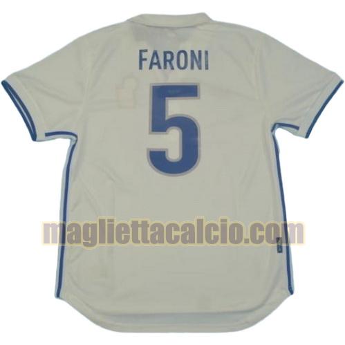 maglia faroni 5 italia uomo seconda divisa coppa del mondo 1998