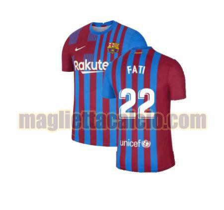 maglia fati 22 barcellona uomo prima 2021-2022