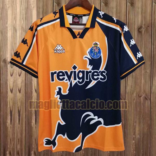 maglia fc porto uomo arancia seconda divisa 1997-1999