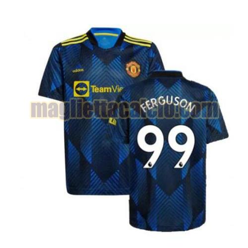 maglia ferguson 99 manchester united uomo terza 2021-2022