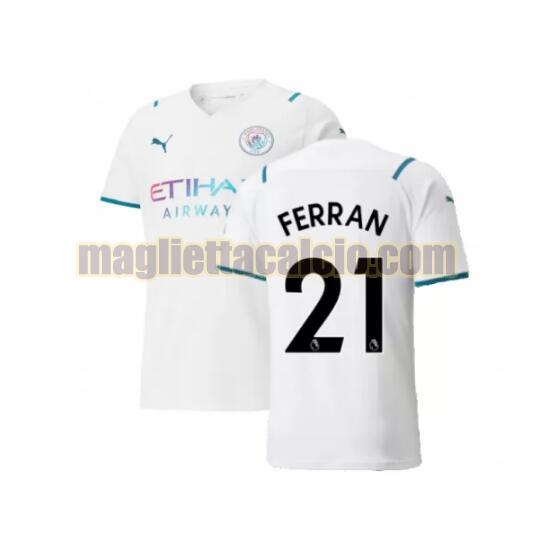maglia ferran 21 manchester city uomo seconda 2021-2022