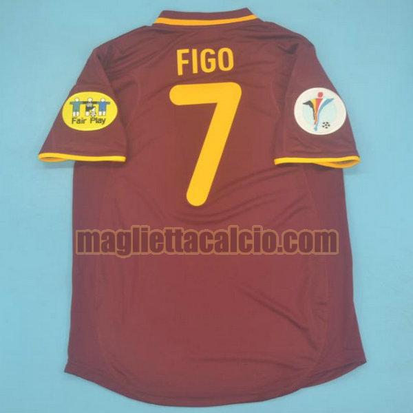 maglia figo 7 portogallo rosso prima 2000