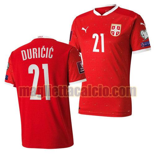 maglia filip duricic 21 serbia uomo prima 2022