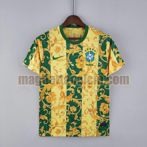 maglia fiore giallo verde brasile uomo special edition 2022-2023