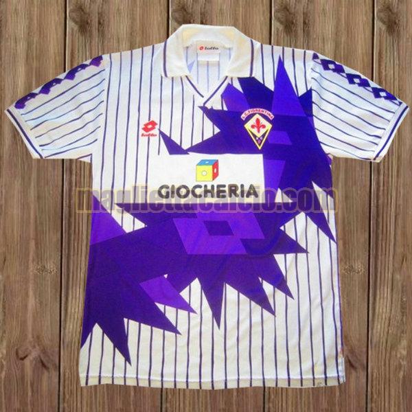 maglia fiorentina uomo bianca seconda divisa 1991-1992