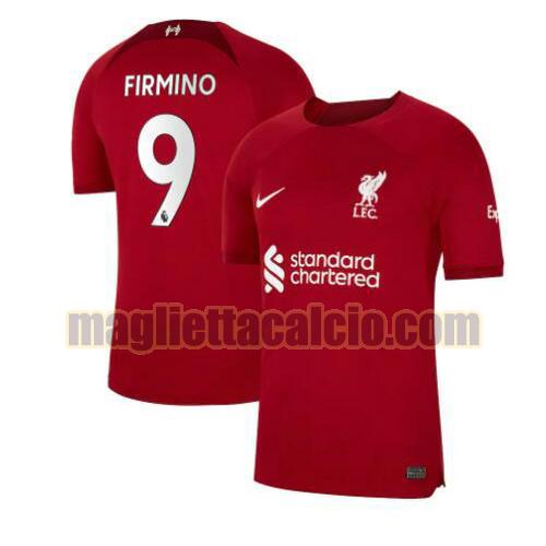 maglia firmino 9 liverpool uomo prima 2022-2023