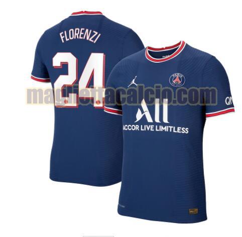 maglia florenzi 24 paris saint germain uomo prima 2021-2022