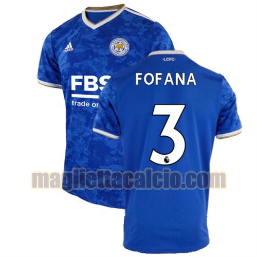 maglia fofana 3 leicester city uomo prima 2021-2022