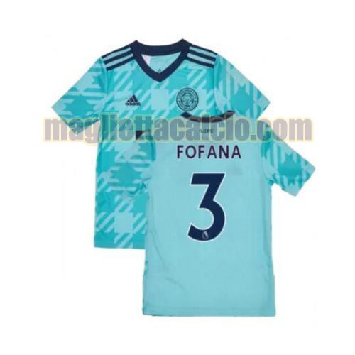 maglia fofana 3 leicester city uomo seconda 2021-2022