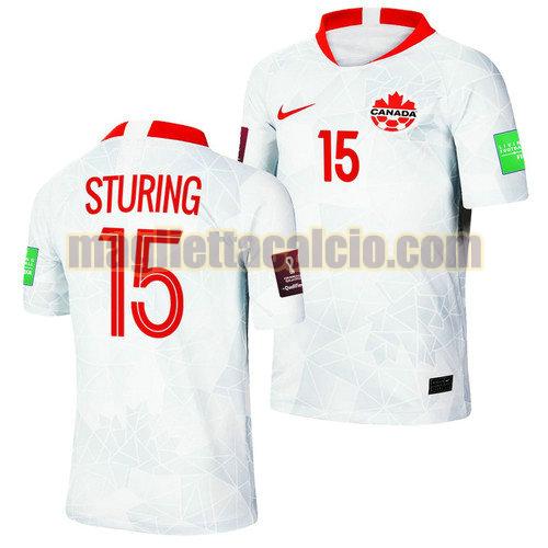 maglia frank sturing 15 canada uomo seconda 2022