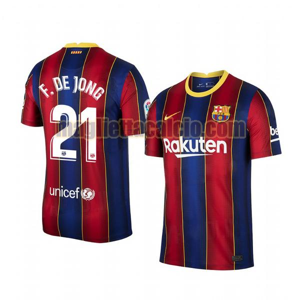 maglia frenkie de jong 21 barcellona uomo prima 2020-2021