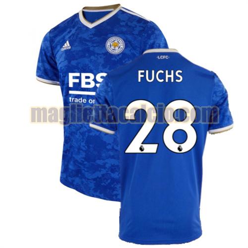 maglia fuchs 28 leicester city uomo prima 2021-2022