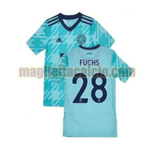 maglia fuchs 28 leicester city uomo seconda 2021-2022