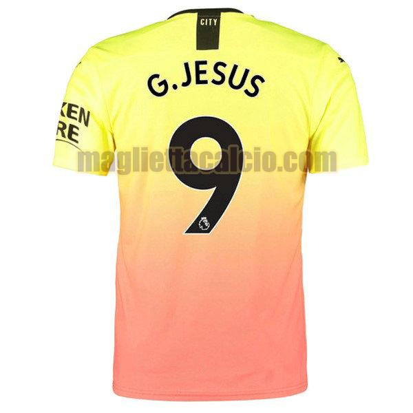maglia g.jesus 9 manchester city uomo terza divise 2019-2020