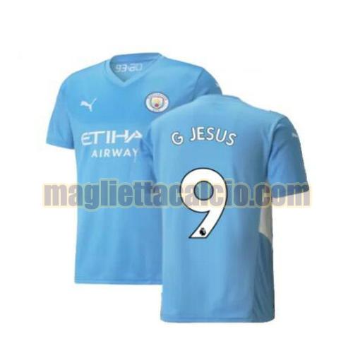 maglia g jesus 9 manchester city uomo prima 2021-2022