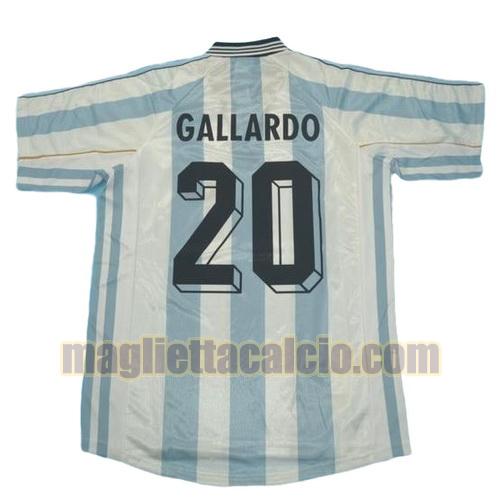 maglia gallardo 20 argentina uomo prima divisa coppa del mondo 1998
