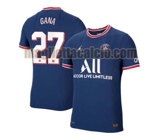 maglia gana 27 paris saint germain uomo prima 2021-2022