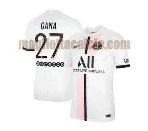 maglia gana 27 paris saint germain uomo seconda 2021-2022