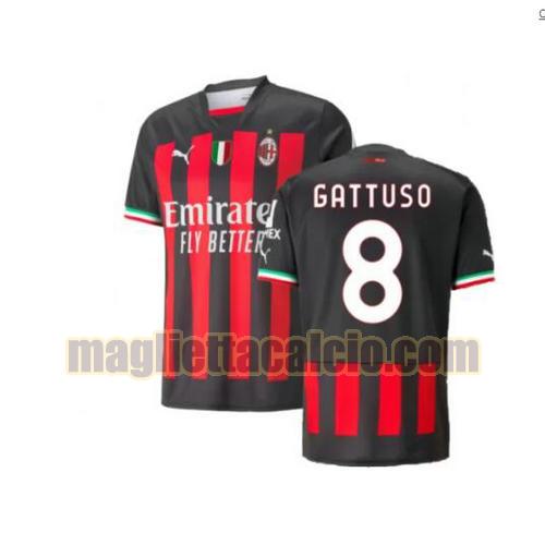 maglia gattuso 8 ac milan uomo prima 2022-2023