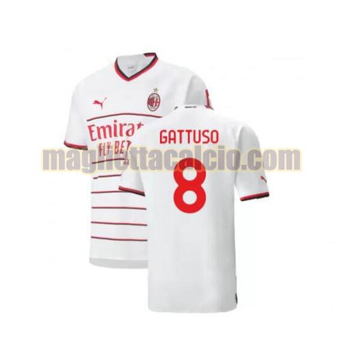 maglia gattuso 8 ac milan uomo seconda 2022-2023