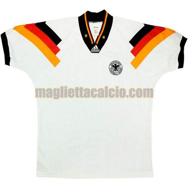 maglia germania uomo bianca prima divisa 1992