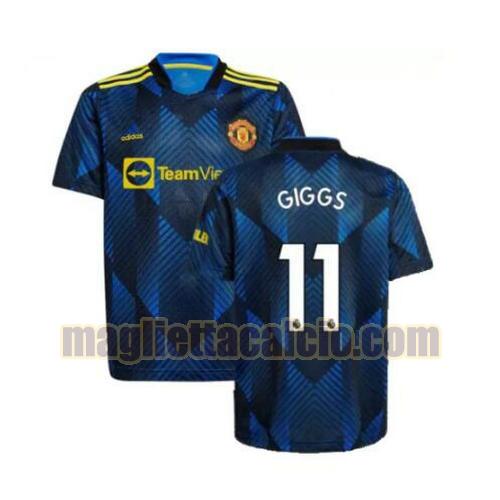 maglia giggs 11 manchester united uomo terza 2021-2022