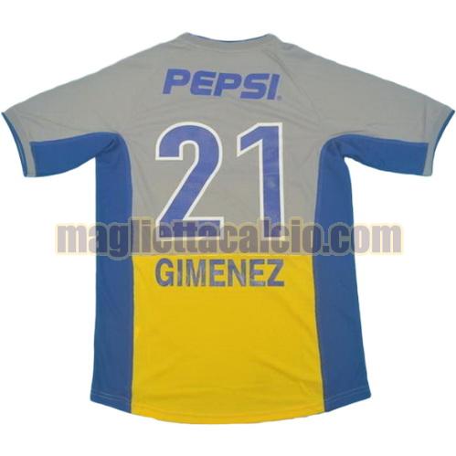 maglia gimenez 21 boca juniors uomo seconda divisa 2002