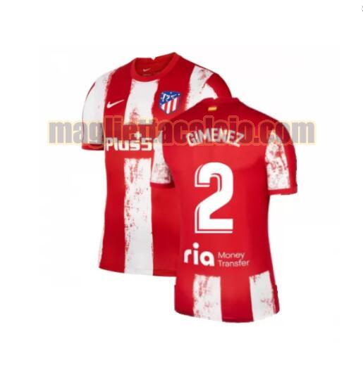 maglia gimenez 2 atletico madrid uomo prima 2021-2022